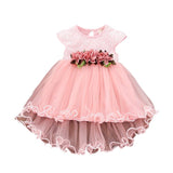 Princess Floral Tutu Mesh Dress - BabyBloomPlace