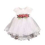 Princess Floral Tutu Mesh Dress - BabyBloomPlace