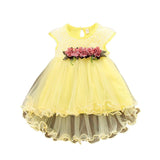 Princess Floral Tutu Mesh Dress - BabyBloomPlace